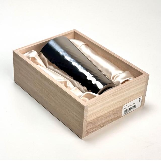 ASAHI 朝日鍋具】日本ASAHI｜霞Kasumi 鏡面鈦杯｜純鈦雙層飲用杯（附木