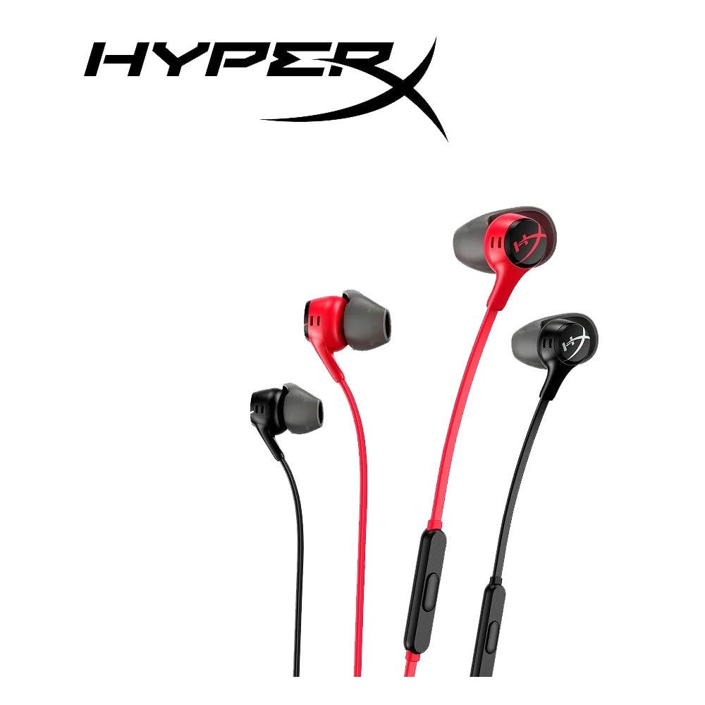 【HyperX】 Cloud Earbuds II 入耳式耳機(紅/黑)