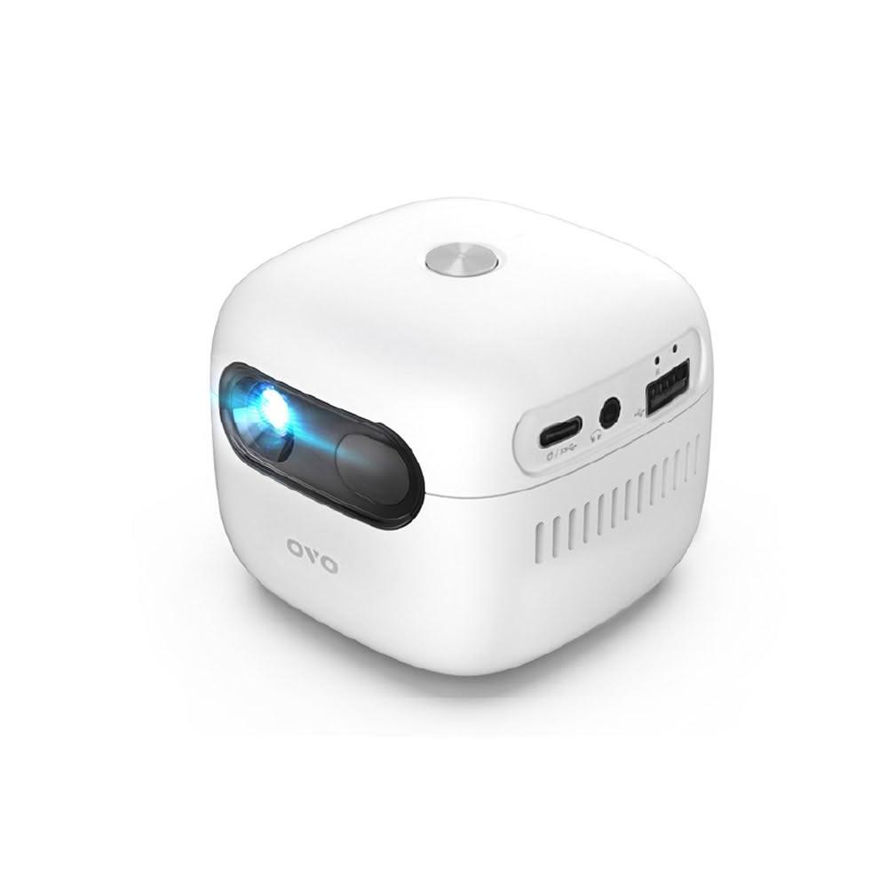 【OVO】投影機 U1-S 旗艦版 雪晶白 支援側投 智慧投影機 OVO