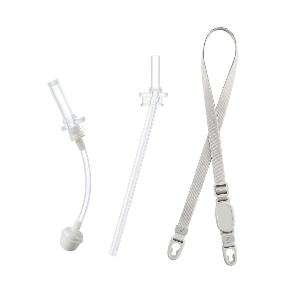 【Simba 小獅王辛巴】鉑金PPSU兒童吸管水壺系列專用配件 防噴/直通吸管-替換組 水壺背帶 (順順杯/水壺/原廠公司貨；寶寶共和國)