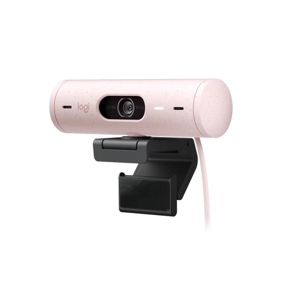 【Logitech 羅技】Logitech 羅技 BRIO 500 網路攝影機 玫瑰粉 1080p