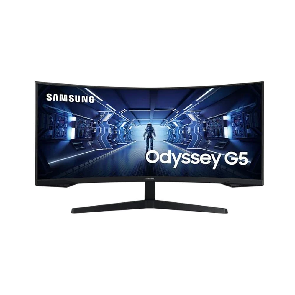 【Samsung 三星】(福利品)SAMSUNG C34G55TWWC Odyssey G5 34型 2K高解析 1000R曲面電競螢幕
