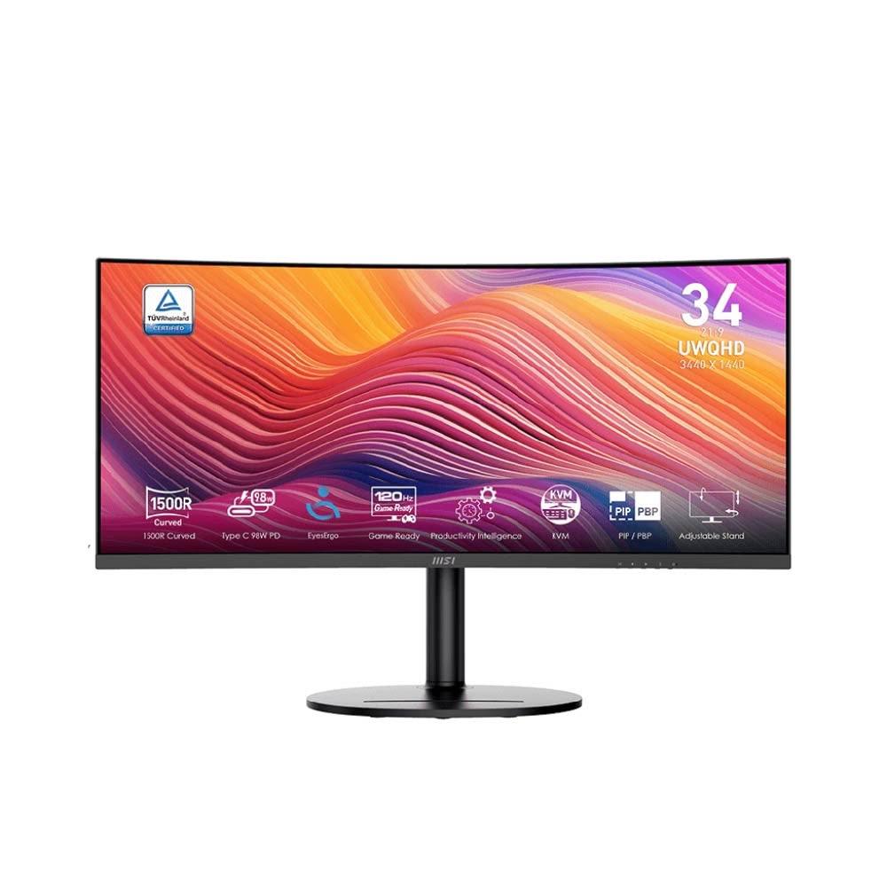 【MSI 微星】Modern MD342CQP 超廣角4K曲面螢幕(34"UWQHD 3440 x 1440)
