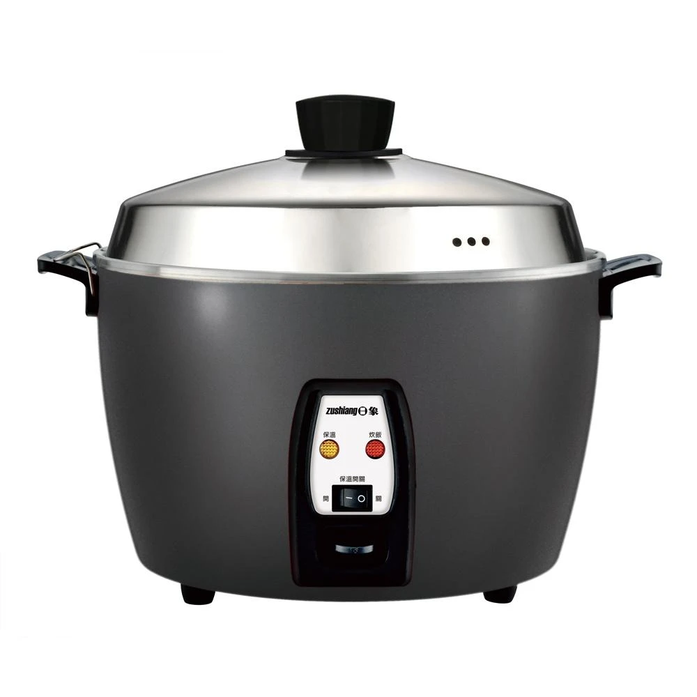 【zushiang 日象】15人份不鏽鋼電鍋(黑曜灰) ZS-RM15GB