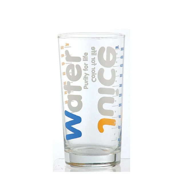 【Ocean】無鉛玻璃刻度杯/1入 570ml  Juice Water(刻度杯 果汁杯 水杯 飲料杯 玻璃杯)