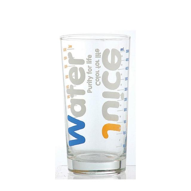 【Ocean】無鉛玻璃刻度杯/1入 570ml  Juice Water(刻度杯 果汁杯 水杯 飲料杯 玻璃杯)