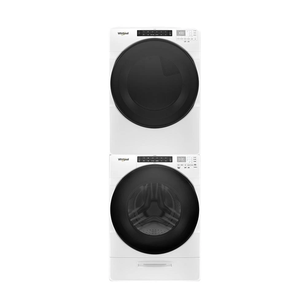 【Whirlpool 惠而浦】8TWFW8620HW+8TWGD8620HW 17+16公斤 洗乾衣機堆疊組合(瓦斯/天然氣)