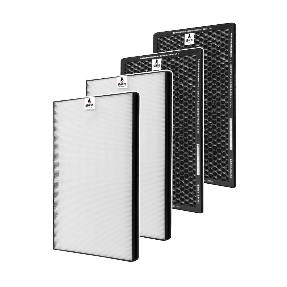 【Mitewithmom 著媽】適用夏普SHARP 兩入濾網 KC-JD50T-W KC-JH50T-W  FZ-D40HFE FZ-D40DFE