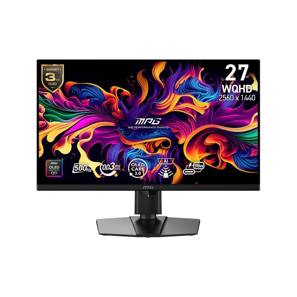 【MSI 微星】MPG 271QR QD-OLED X50 電競螢幕 (DP/HDMI/Type-C(98w)/QD-OLED/2K)