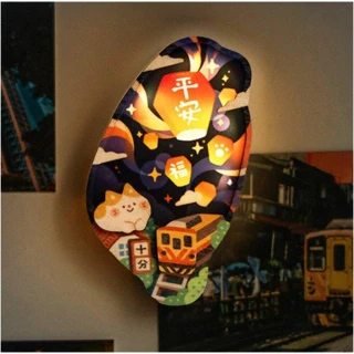 【猴子設計】台灣小磁燈 磁鐵小夜燈 造型磁鐵 台灣景點 復古台灣 紀念品 猴子設計 TR台灣鐵道