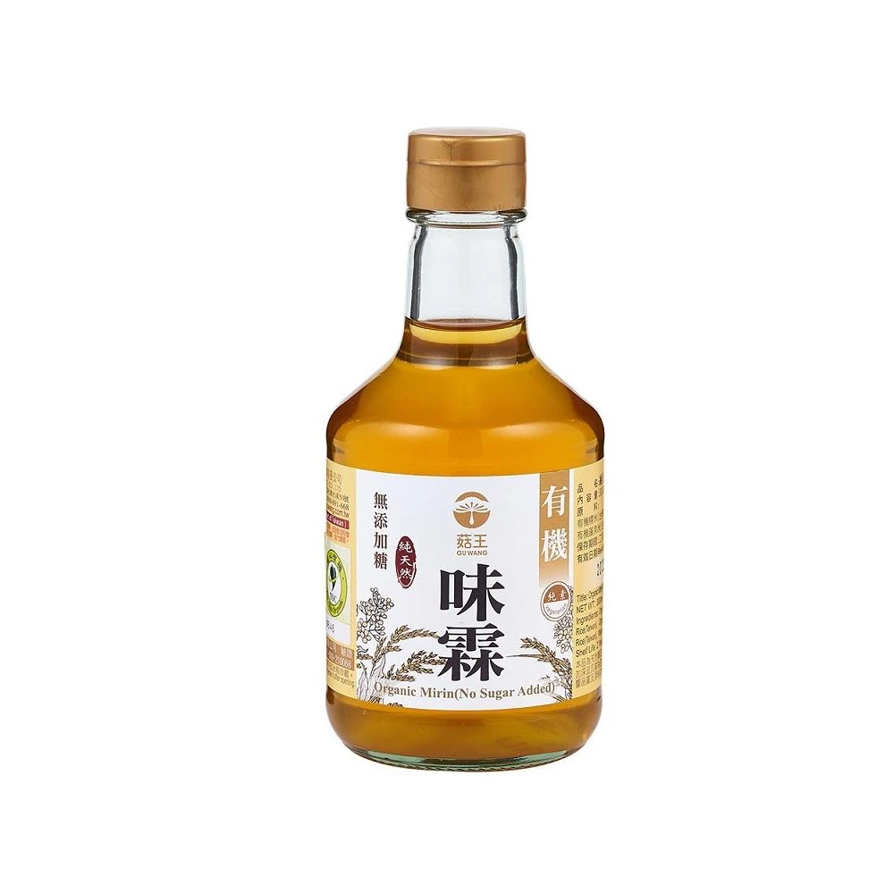 菇王 有機無糖味霖300ml/瓶 (超商限2瓶)