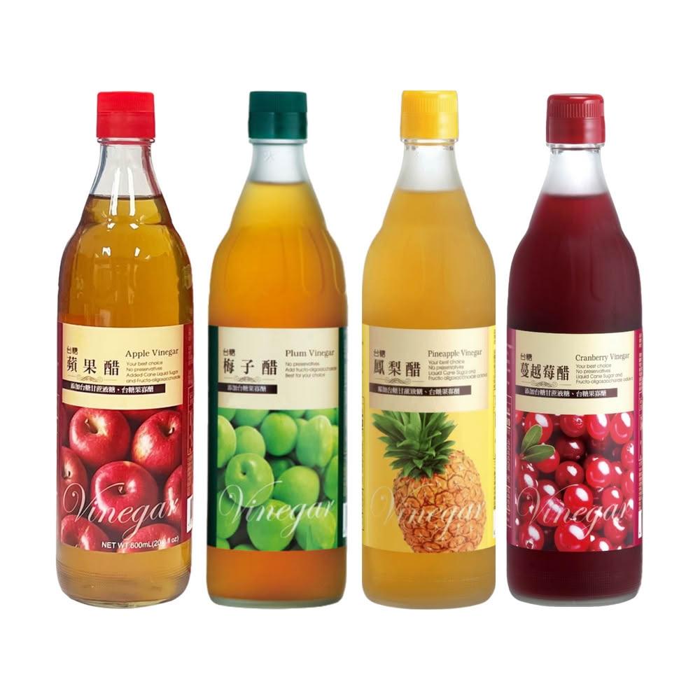 【台糖】果醋 蘋果醋/梅子醋/蔓越莓醋/鳳梨醋 台灣製 原廠貨 600ml/瓶