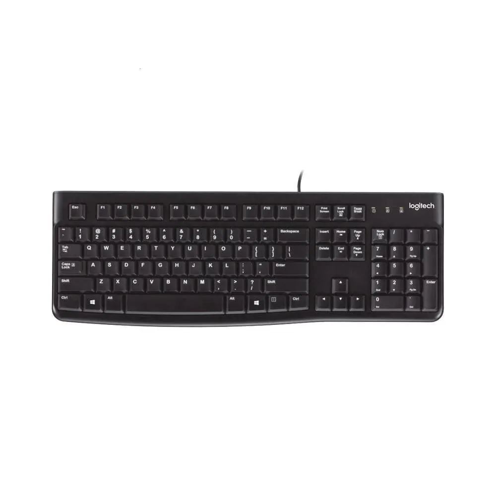 【Logitech 羅技】Logitech 羅技 K120 USB有線鍵盤 中文