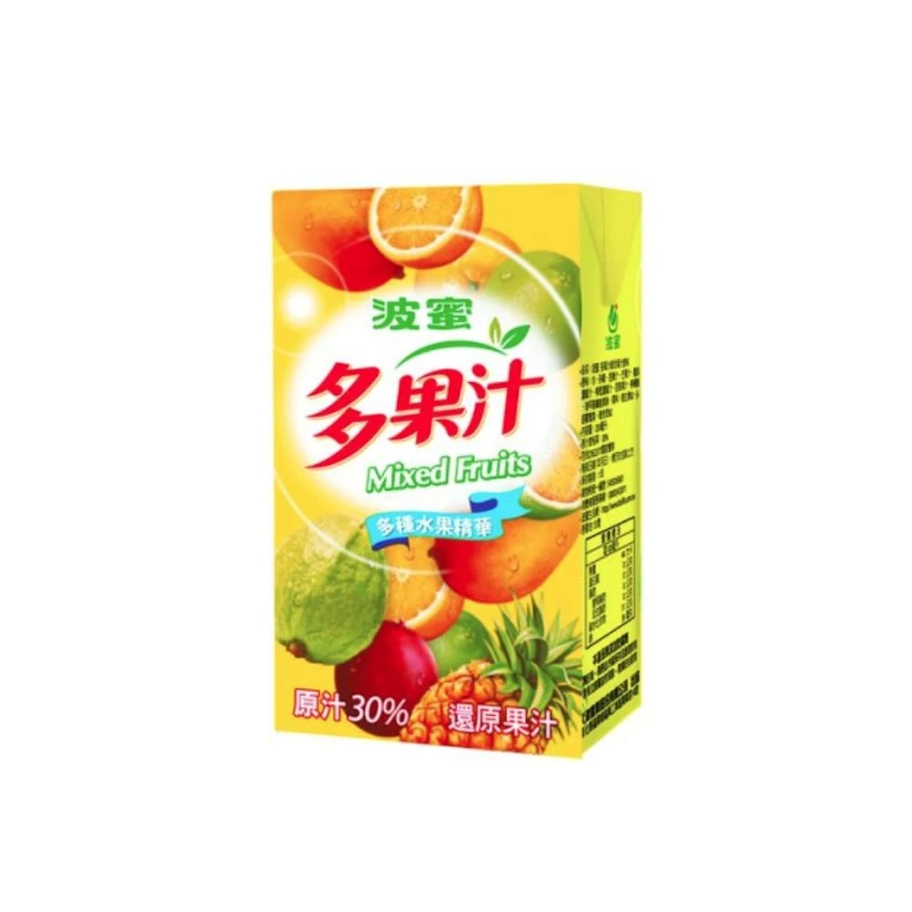 【波蜜】多果汁 (250mlx6入)x4組