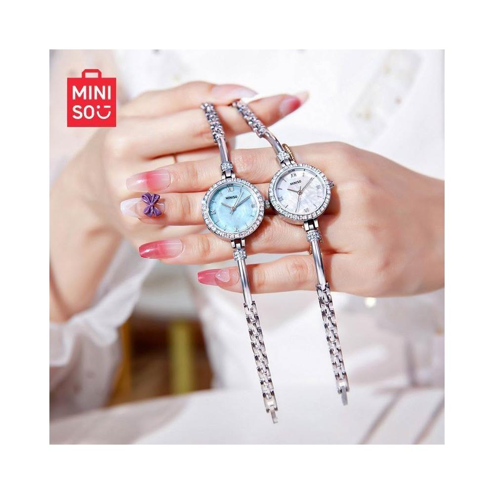 【聰明甄選】MINISO名創優品【手鐲錶帶】手錶女款考試專用初高中學生石英腕錶