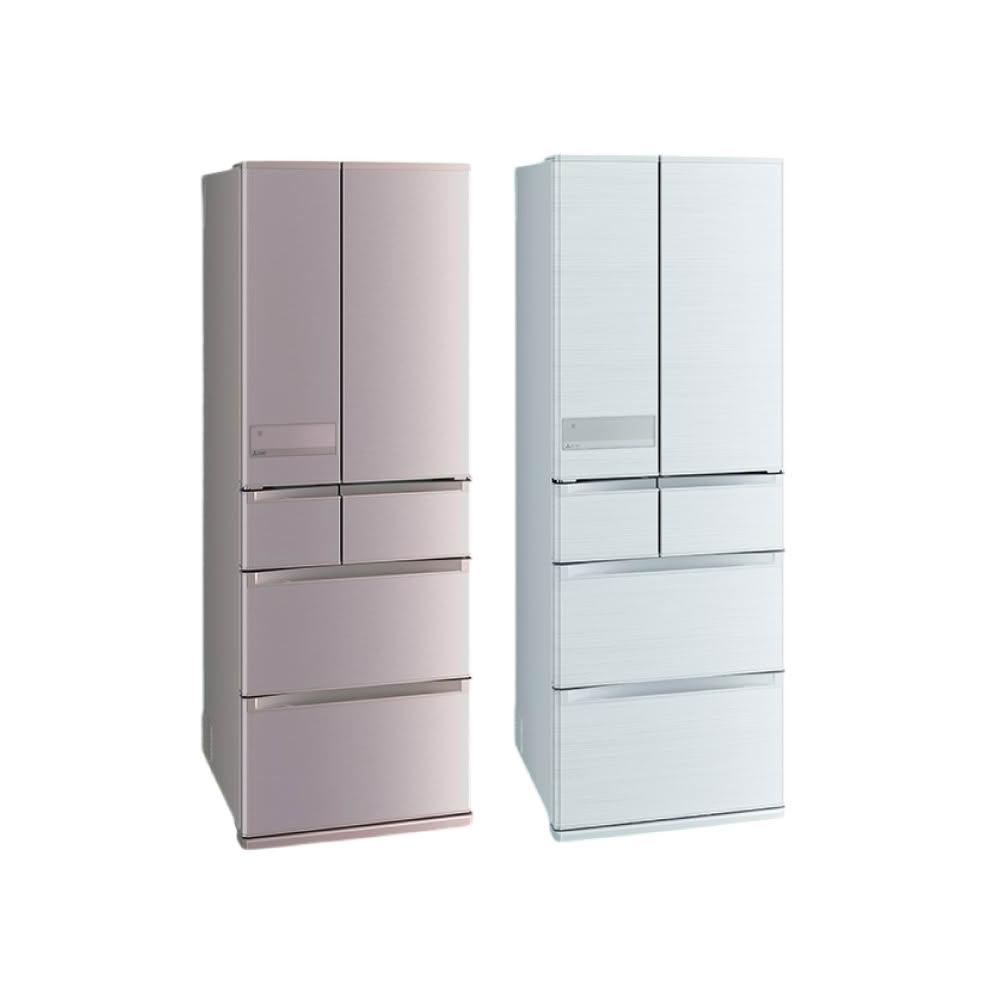 【MITSUBISHI 三菱電機】525(L) 1級變頻6門電冰箱 MR-JX53C 玫瑰金/絹絲白 日本製/送基本安裝【贈2合1冷暖扇】