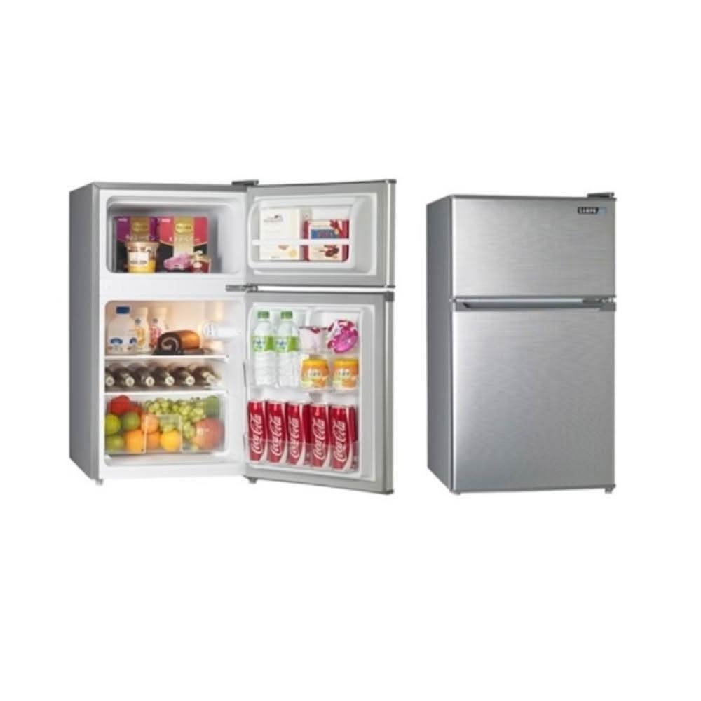 【SAMPO 聲寶】贈 7-11商品卡1000元 92L 定頻雙門小冰箱 SR-C09G-含基本安裝+舊機回收