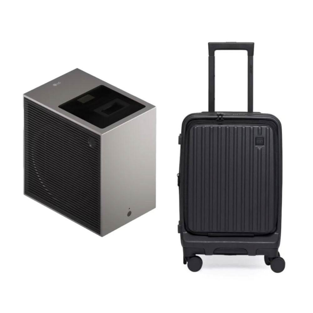 【LG 樂金】PU615U 小銀河 Ultra 超短焦 微型投影機 + Acer  巴塞隆納 前開式行李箱 20吋