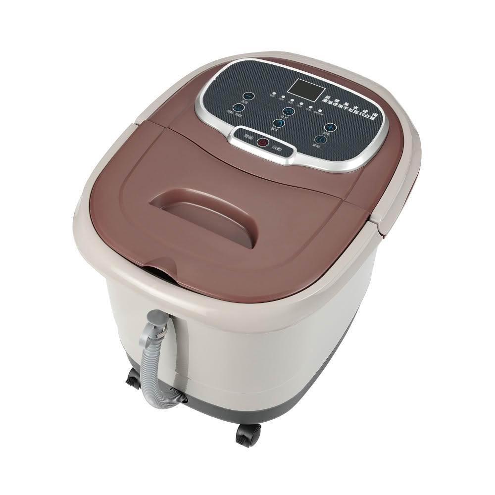 【Kolin 歌林】高桶上掀式微電腦水療噴淋足浴機KSF-LN07(15公升-電動滾輪)