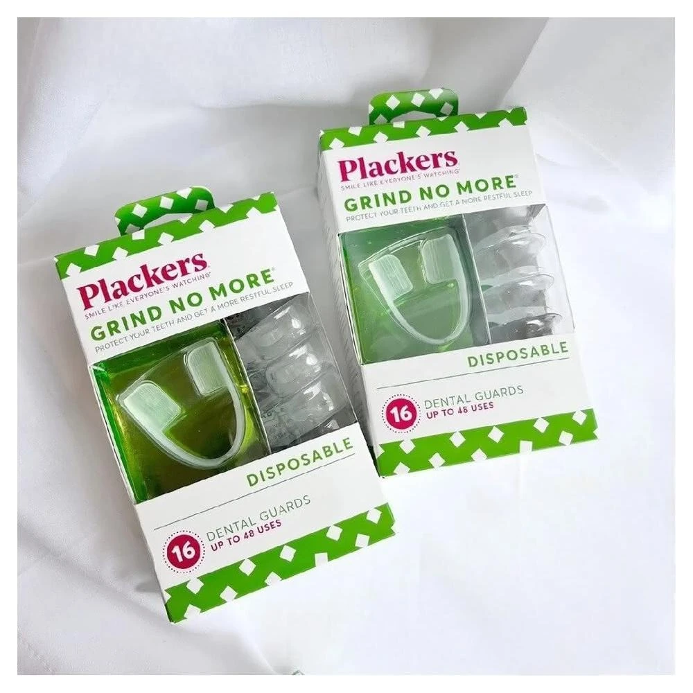 【Plackers】GRIND NO MORE 夜間磨牙 牙套 防磨牙 止鼾 夜間牙套 盒裝 肥達代購