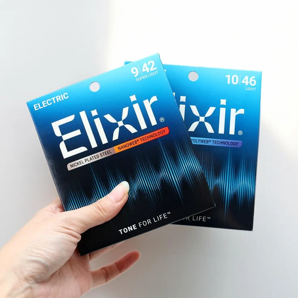 【ELIXIR】Elixir 電吉他弦 POLYWEB NANOWEB 吉他弦 覆膜吉他弦 0942 1046 壽命長