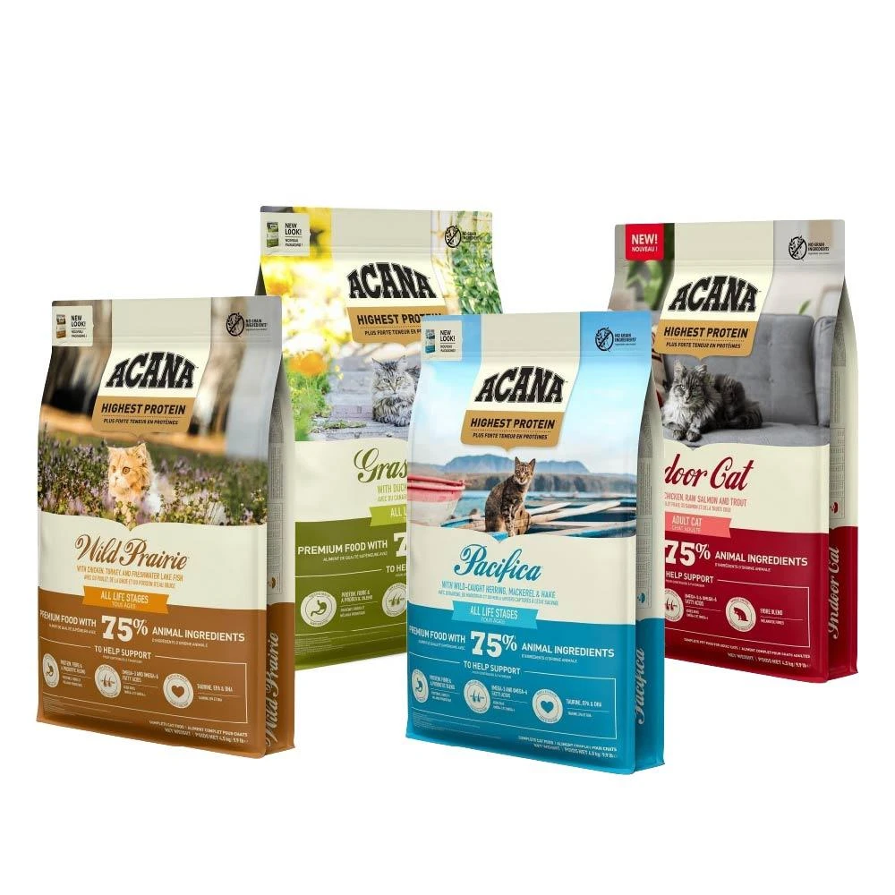 【ACANA】愛肯拿 無穀 貓咪飼料 4.5kg(無穀飼料 貓咪飼料 貓乾糧 貓乾乾)