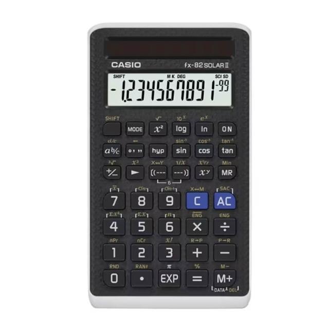 【CASIO 卡西歐】FX-82SOLAR II FX-82SOLARII 國家考試機型 計算機【原廠公司貨附保卡】