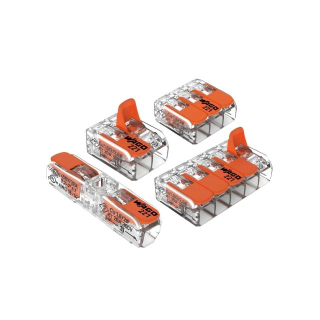 【WAGO】WAGO 221-412 萬用接頭接線器 接線端子 快速接頭 電線連接 導線連接器 端子 燈后