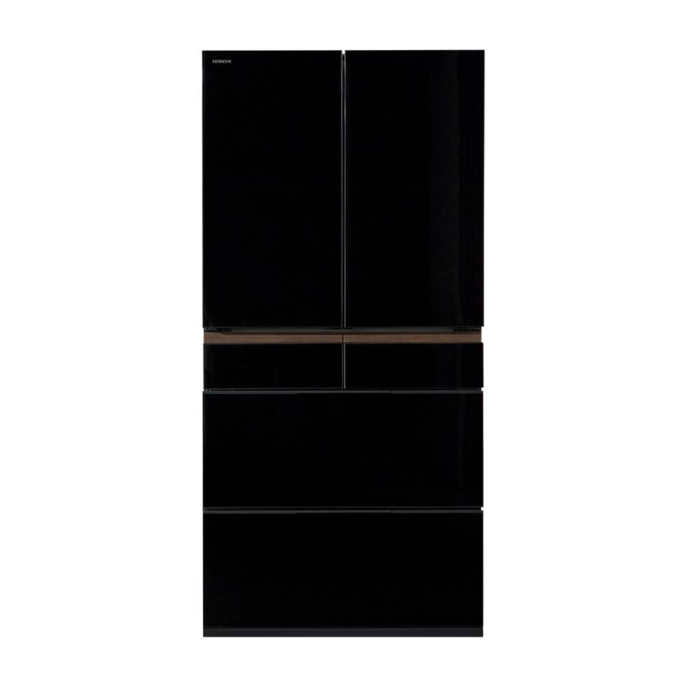 【HITACHI 日立】RGG670TJ 冰箱 662L 六門琉璃 變頻 琉璃黑 日製 HITACHI 日立