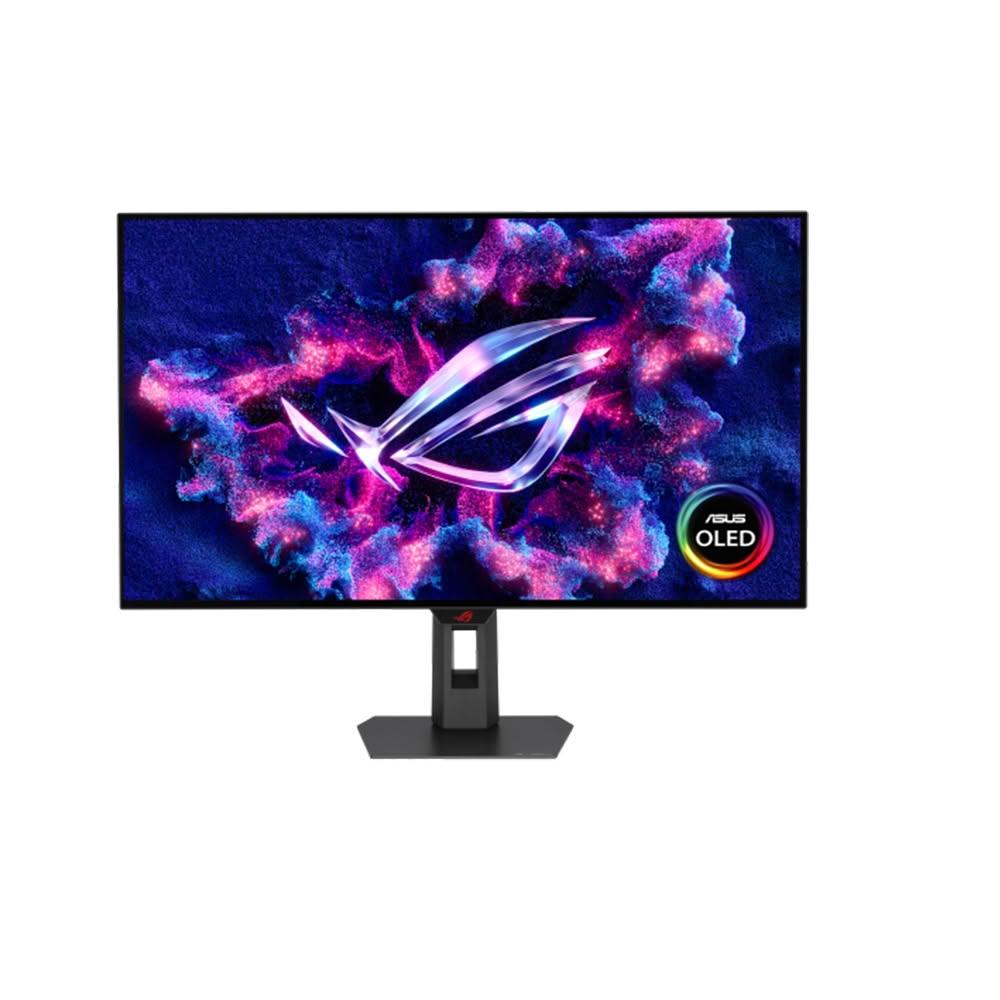 ASUS華碩 XG32UCWG 是一款32吋4K OLED平面螢幕，支援FREESYNC技術，提供165Hz高重新整理率，適用於Type-C、Display-port與HDMI2.1介面，無觸控螢幕設計，螢幕比例為16:9，適合遊戲與影音娛樂。