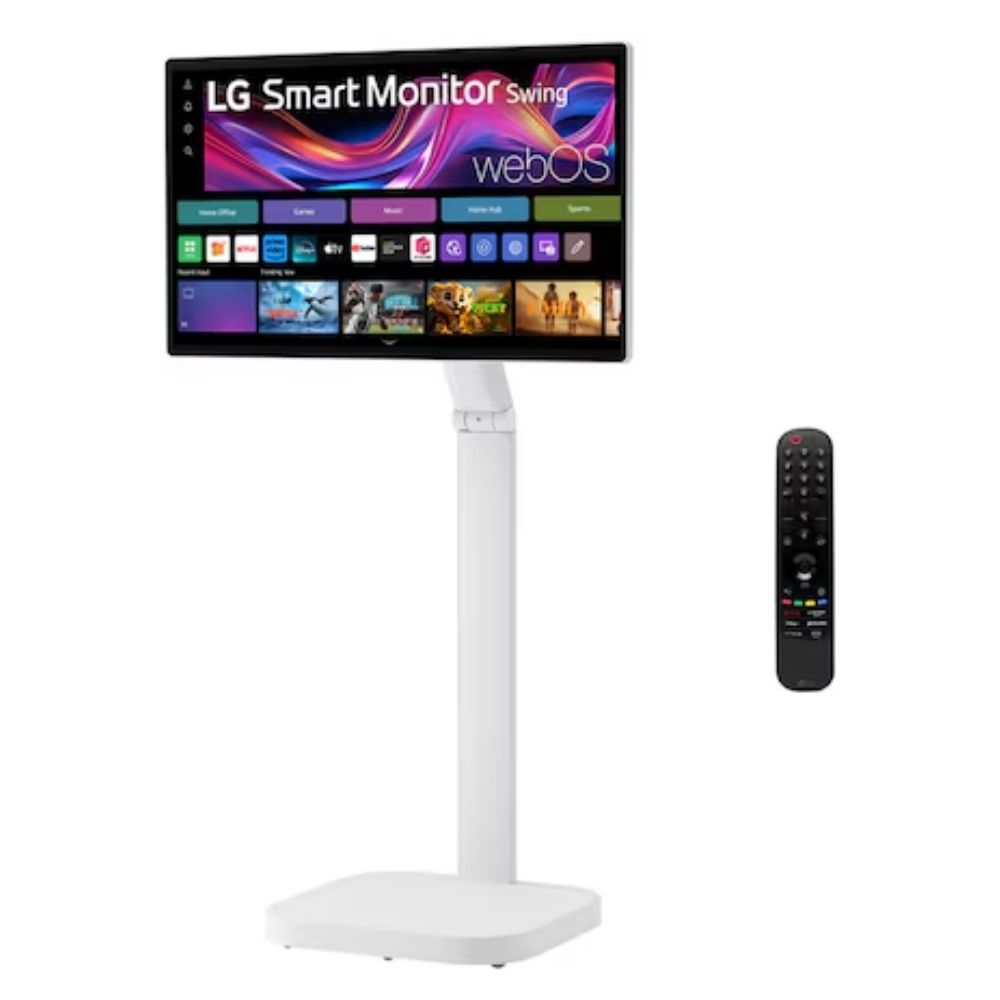 【LG 樂金】32U889SA-W Smart Monitor Swing 斜槓機 32" 移動式智慧螢幕 (4K/可觸控)