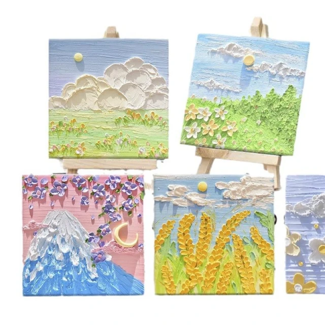 肌理畫diy材料包︱浮雕畫 裝飾畫 DIY手作 肌理畫 石英砂 立體肌理畫 丙烯畫 立體畫 油畫 流體畫︱麥手作