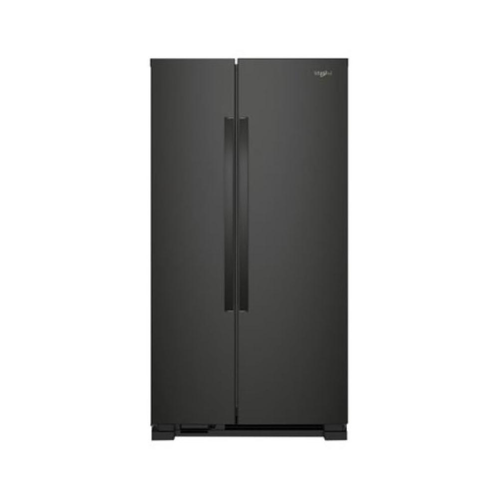 Whirlpool惠而浦 WRS315SNHB 黑色系雙門冰箱，740L超大容量，適合大家庭使用。尺寸902x1769x803mm，重量103kg，採用環保R600a冷媒，定頻馬達，年度耗電552度。墨西哥原裝進口，全機1年保固，含基本安裝服務。偏遠地區加收運費，到貨享10天猶豫期。以上規格以原廠為準，選購大容量冰箱首選！