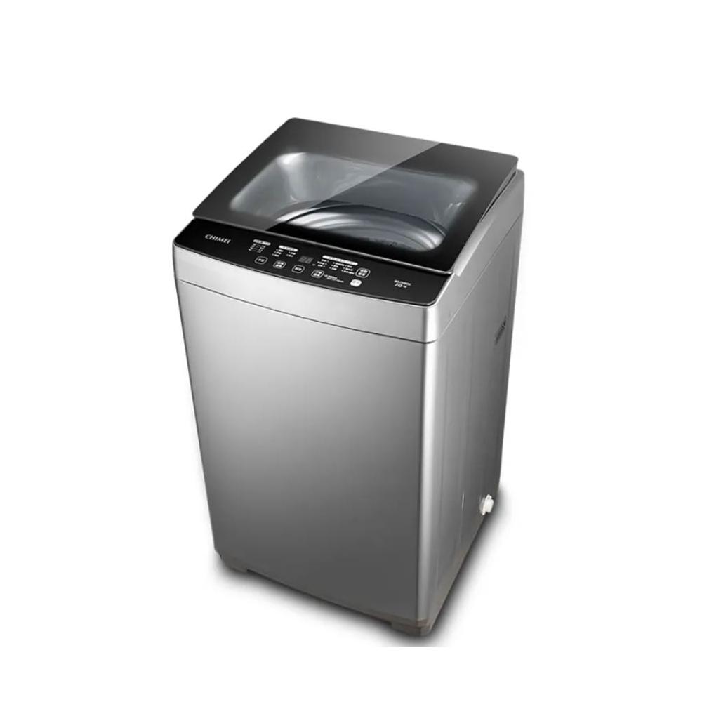 【CHIMEI 奇美】WS-F108PW 10公斤 定頻 洗衣機五道噴射淨流 曲面晶透鏡蓋 槽