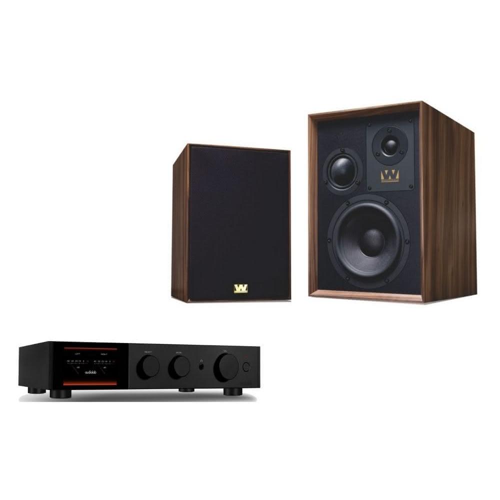 Audiolab 9000A 綜合擴大機 + Wharfedale Super Denton 喇叭