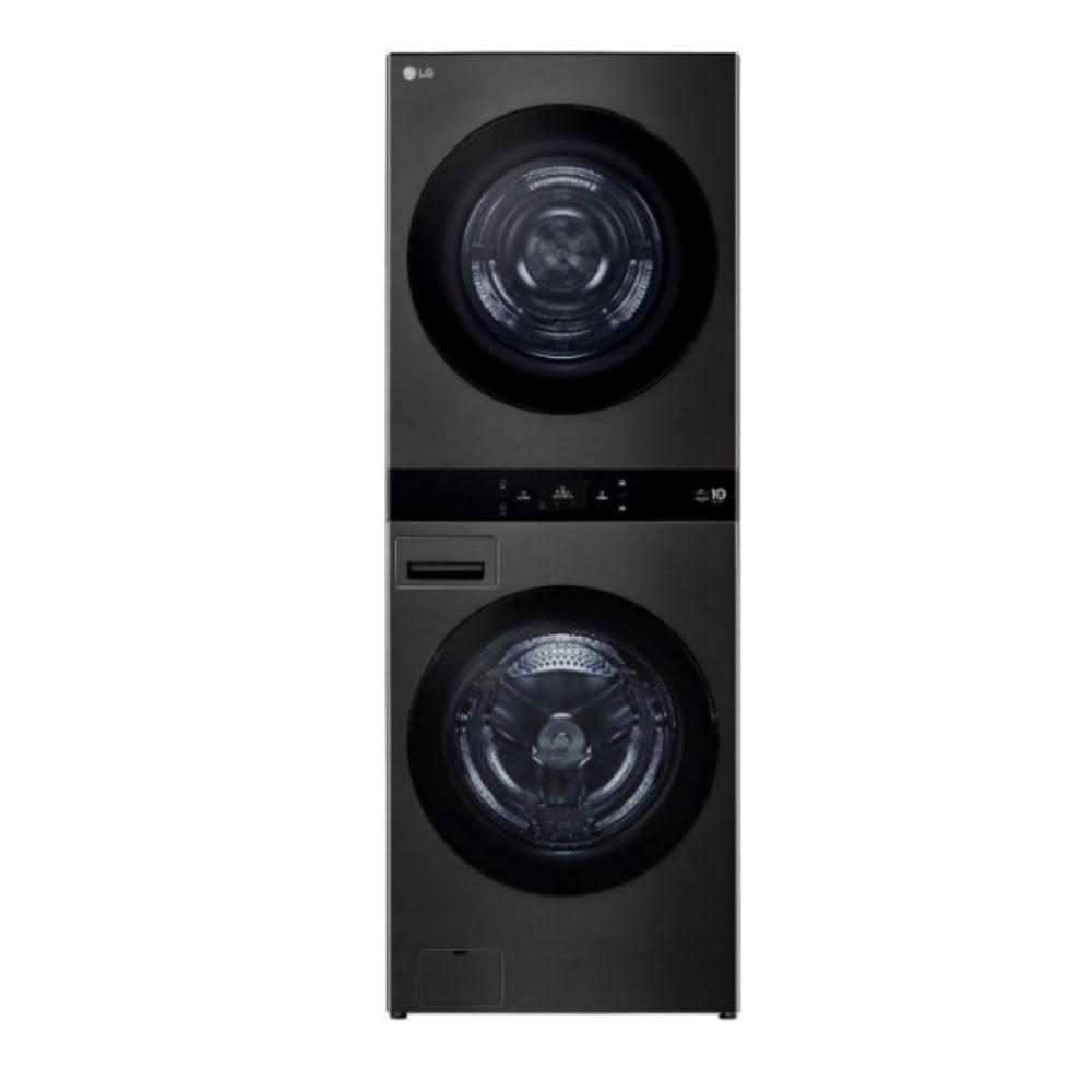 【LG 樂金】WD-S2220B WashTower AI智控洗乾衣機 一體成型 尊爵黑