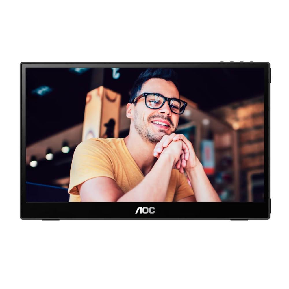 【AOC】16T20 可攜式螢幕(16型/FHD/廣角/HDMI/USB-C/喇叭/IPS)