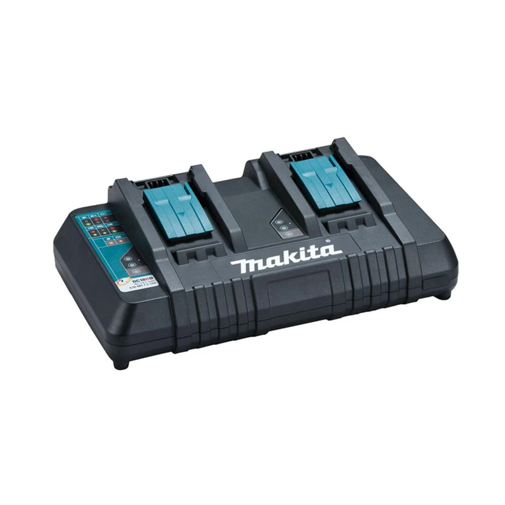 【MAKITA 牧田】18V 雙充座DC18RD+選項電池:BL1820 BL1830 BL1850 BL1860 中崙五金
