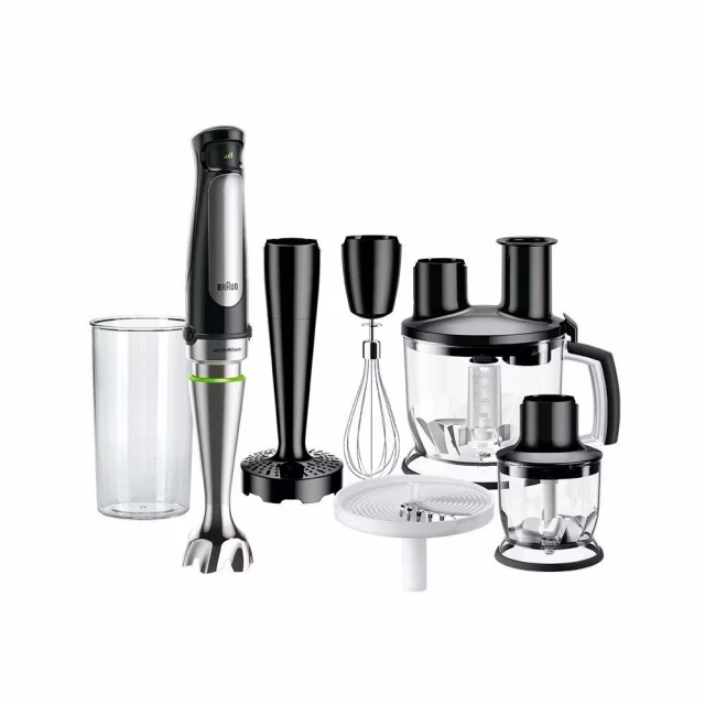 【BRAUN 百靈】【A級福利品僅盒損商品全新】BRAUN 百靈 手持式食物處理機 MQ7087 攪拌棒/打蛋器/磨泥器/切絲切片