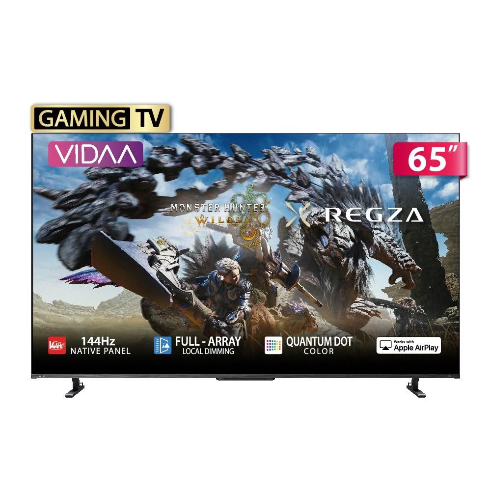 【TOSHIBA 東芝】65Z670NT 65型 4K QLED 144Hz 智慧顯示器|含壁掛安裝+架子(固定式)