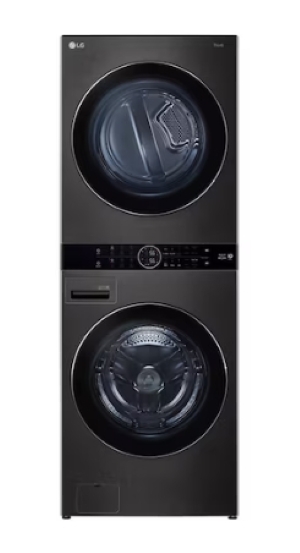 【LG 樂金】WD-S1310B 洗13公斤+乾10公斤 WashTower™ AI 智控洗乾衣機｜熱泵除濕｜尊爵黑 (含基本安裝)