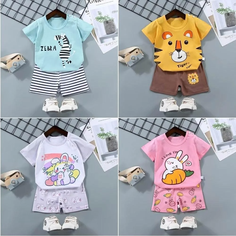 【Baby 童衣】兒童居家套裝 男女童短袖套裝 男寶寶 女寶寶 外出套裝 89000