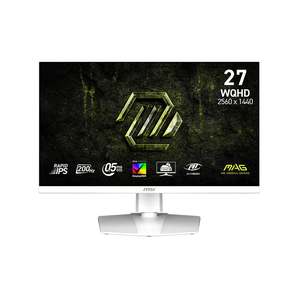 【MSI 微星】MAG 274QRFW E20 電競螢幕 白色 27型 2K IPS/200Hz/0.5ms/減藍光