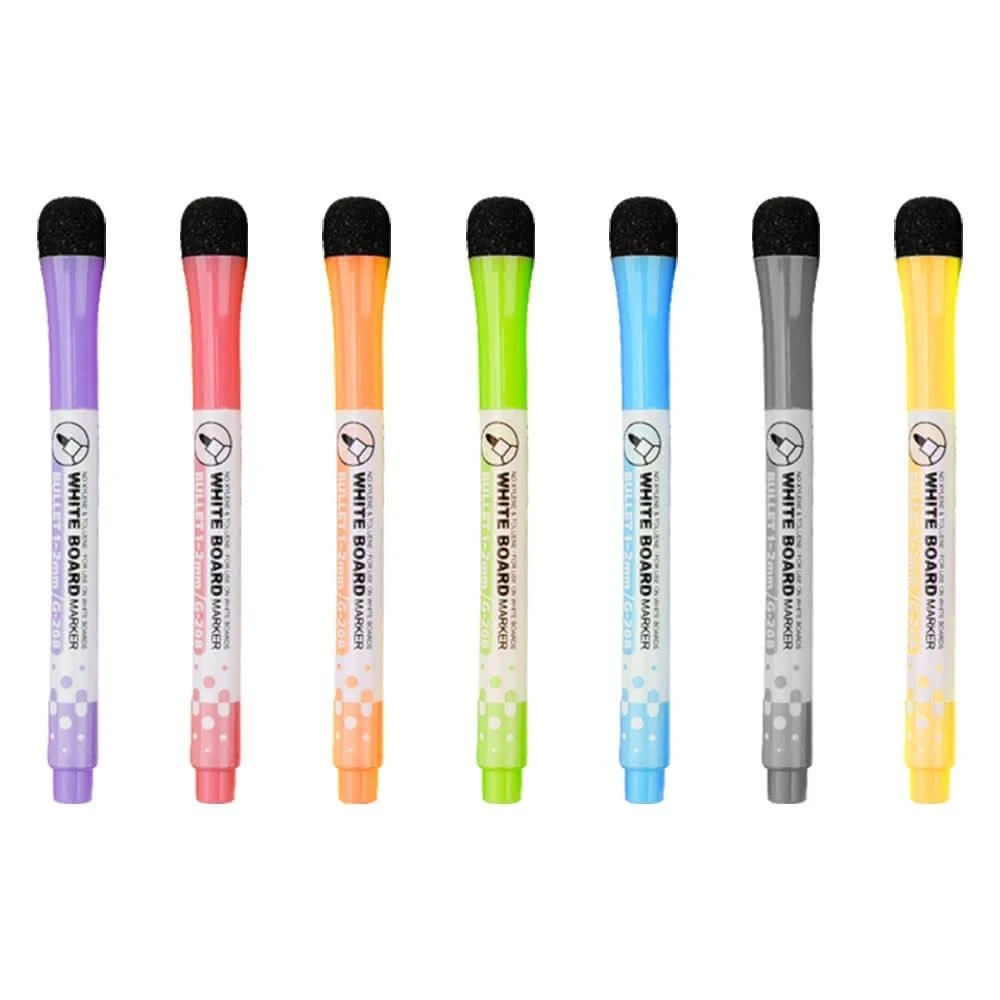【COLOR ME】磁吸可擦式白板筆 5支/組(白板筆 繪畫筆 可擦白板筆 細字筆 可擦筆 塗鴉筆 白板)