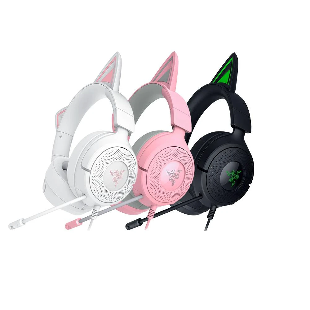 【Razer 雷蛇】Razer 雷蛇 Kraken Kitty V3 X 電競耳機 7.1聲道 環繞音效 有線耳機 遊戲耳機 雷蛇耳機