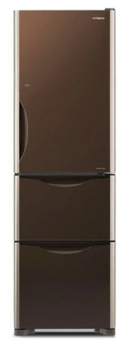 【HITACHI 日立】原廠控價 私訊我更便宜 RG41BL-GBW 394L 三門左開冰箱-琉璃棕 (含基本安裝)