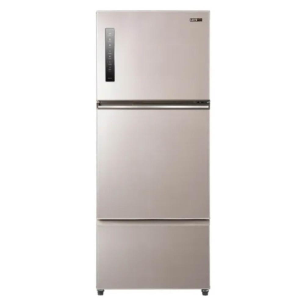 【SAMPO 聲寶】原廠控價 私訊我更便宜 SR-C53GDV(Y3) 530L一級效能 玻璃變頻三門冰箱(含基本安裝)