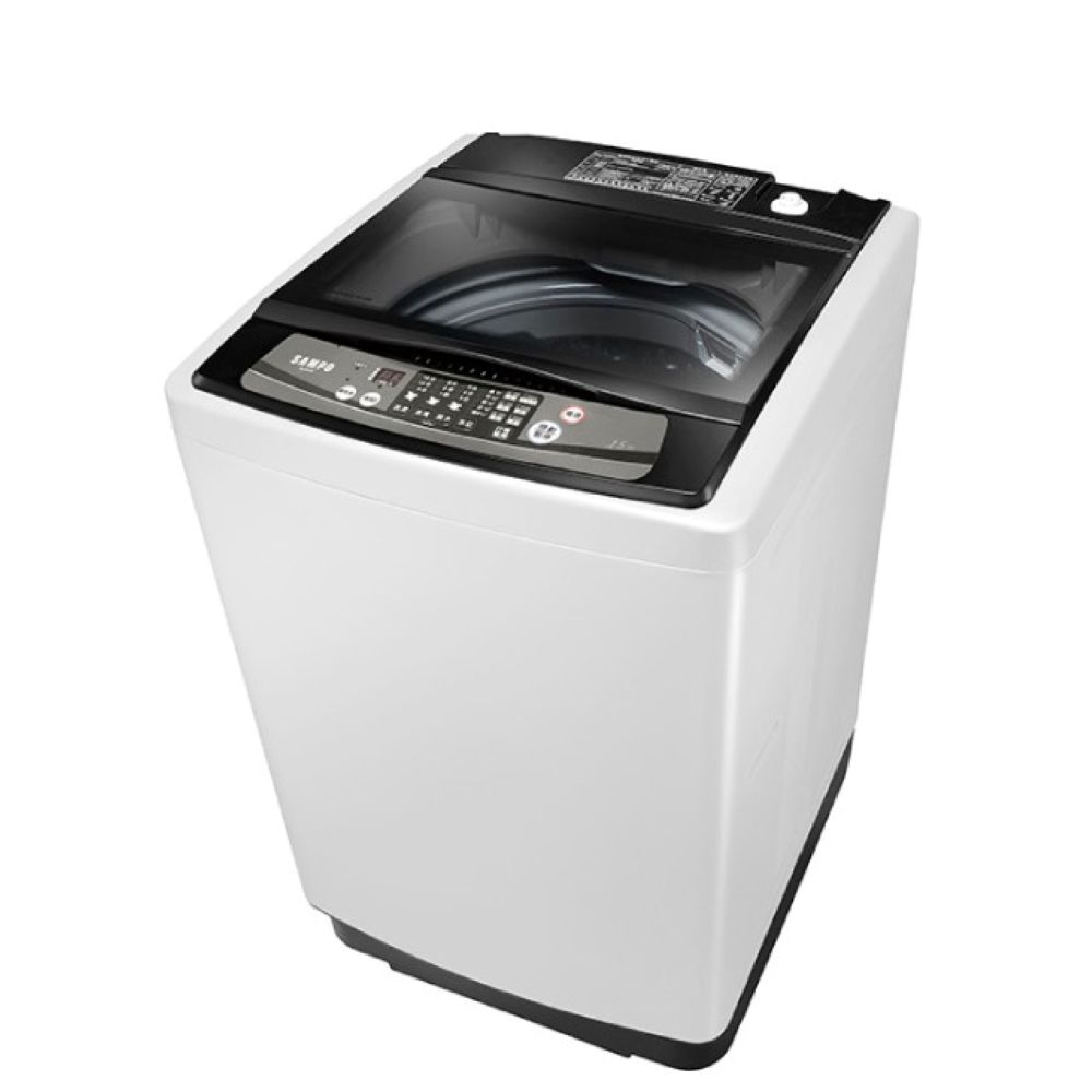 【SAMPO 聲寶】原廠控價 私訊我更便宜  ES-H15F(W1) 15KG 定頻洗衣機 (含基本安裝)