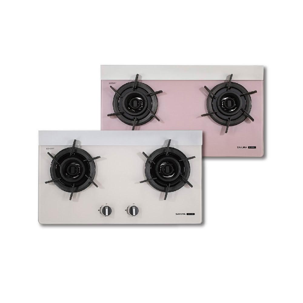 【SAKURA 櫻花】【免費申請補助】G2922BG 二口雙炫火玻璃檯面爐 NG1/LPG【省錢王居家生活館】