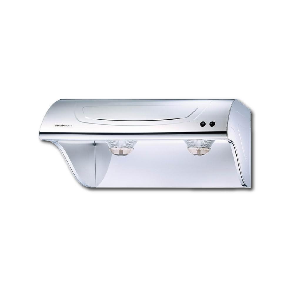 【SAKURA 櫻花】【免費申請補助】R3261SL 不鏽鋼斜背式除油煙機-高速雙渦輪 80公分【省錢王居家生活館】